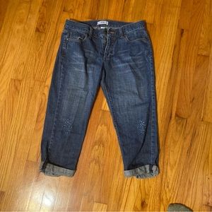 Old navy cropped cuffed jeans